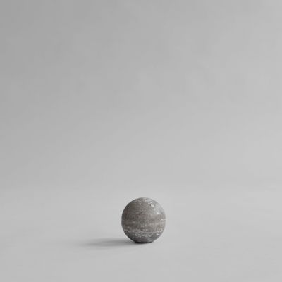 Enkei Jar, Mini - Silver Travertine