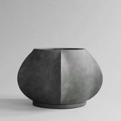 Arket Plant Pot, Big - Dark Grey