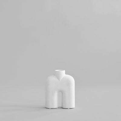 Cobra Vase Tall, Mini - Bone White