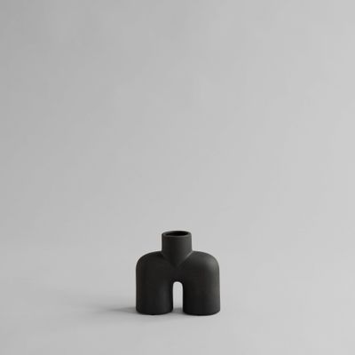 Cobra Vase Uno, Mini - Coffee
