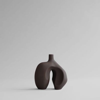 Ni Vase, Mini - Chocolate Brown