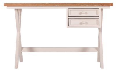 Byron - Timber Top Desk With Trestle Legs - 1825 Interiors