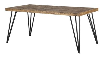 Oslo 1800 Dining Table With Metal Legs (6-8 Seater)
