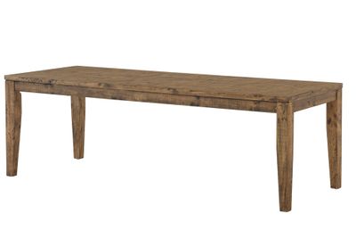 Oslo 2500 Golden Stain Dining Table With Patchwork Top