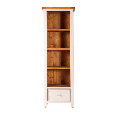 Tuscan Large TV Unit, Solid | Reclaimed Pine, Ivory Wash