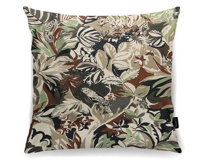 CUSHION BOTANICAL DREAM SPRING EARTH  50×50