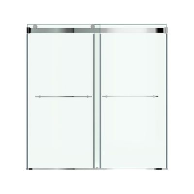 Aspirations 60 x 60-Inch Frameless Sliding Bathtub Door