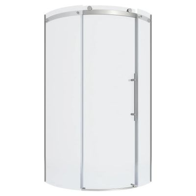 Elevate 72-Inch High Semi-Frameless Curved Corner Sliding Shower Door