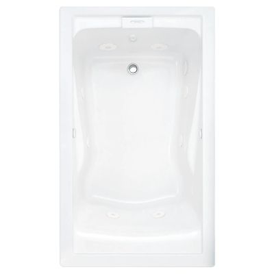 Evolution 60 x 36-Inch Deep Soak Drop-In Bathtub With EverClean Air Bath System