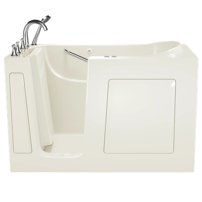 Gelcoat Value Series 60x30-Inch Walk-In Bathtub with Combination Whirlpool and Air Spa System - Left Hand Door and Drain