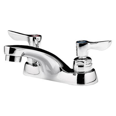 Monterrey® 4-Inch Centerset Cast Faucet With Lever Handles 0.5 gpm/1.9 Lpm With Grid Drain