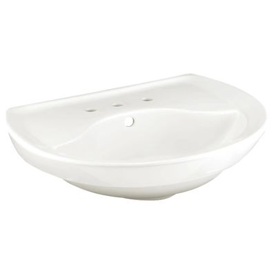 Ravenna 8-Inch Widespread Pedestal Sink Top