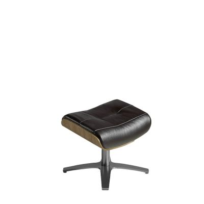 Ottoman swivel upholstered leather
