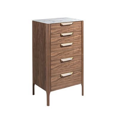 Chifonier walnut with tapa glass imitacion marble
