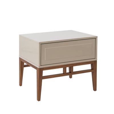 Bedside table noche wooden niebla and walnut