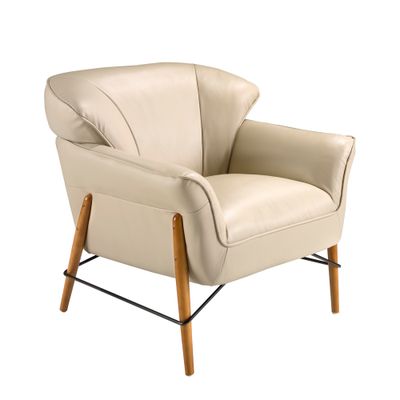 Armchair leather sand