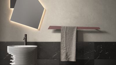 Rigo electric aluminum bathroom towel warmer
