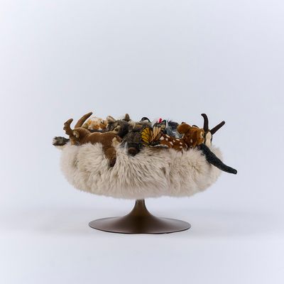 Pouf trompette alpin