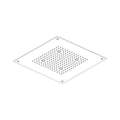Soffione a incasso a controsoffitto 400×400 mm