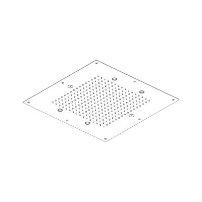 Soffione a incasso a controsoffitto 500×500 mm