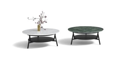 Cradle small table, sofa, armchair