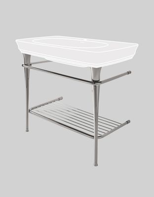 Civitas Round Grid Structure Consolle Washbasin 90