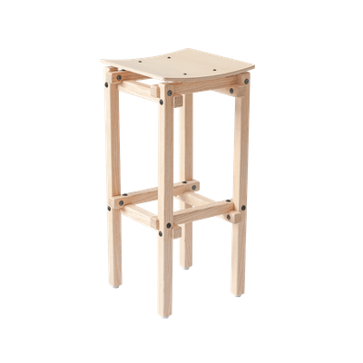 FAIR AND SQUARE BAR STOOL HIGH
