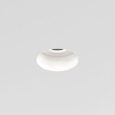 Trimless Round Fixed Matt White