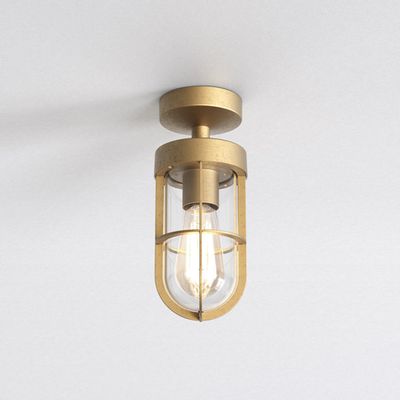 Cabin Semi Flush Solid Brass