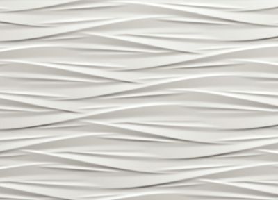 3D Wall Design Wind White