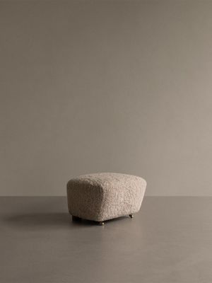 The Tired Man Ottoman, Sheepskin