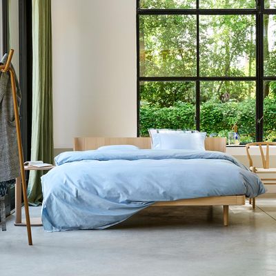 Brilliant blue duvet cover