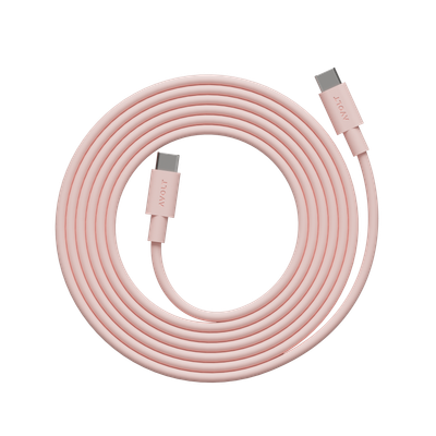 New Pink Cable 1 USB-C to USB-C: Premium Charging Cable for Phones, Tablets, Laptops