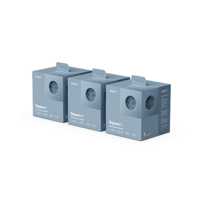Square 1 | 3-Pack Shark Blue USB-C