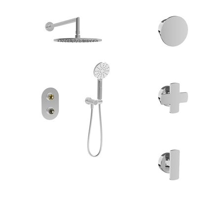 Finition seule pour ensemble de douche thermostatique pression équilibrée sans manette