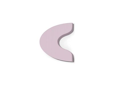 Circular Bamboo Tray Lilac
