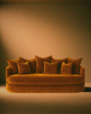 Canapé Ellipse Tsar Ambre