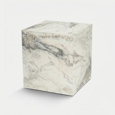 Tavolino cubo effetto pietra per salotto design Küp