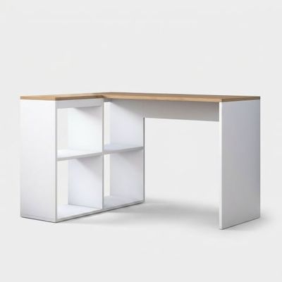 Scrivania con libreria moderna salvaspazio Kedan