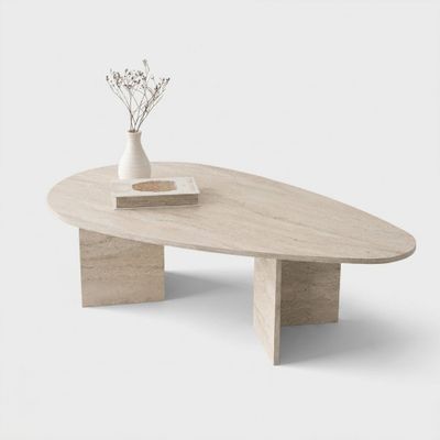 Tavolino da salotto ovale design moderno Flap