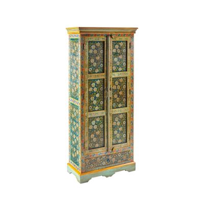 Armadio 2 ante con cassetto stile vintage multicolore Frida