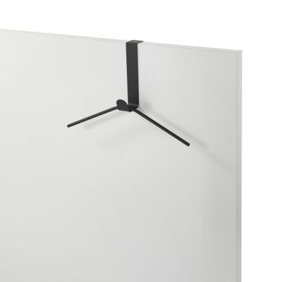 Appendiabiti per porta in metallo nero Trim