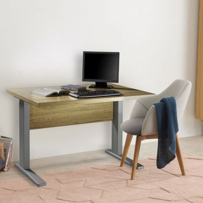 Scrivania design altezza regolabile rettangolare 120x80cm per ufficio Omega