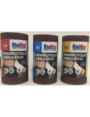 BIGMAT MINIROTOLI ABRASIVI 120 X5mt - GRANA 100