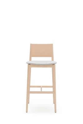 BLAZER 233 - High beech stool with back