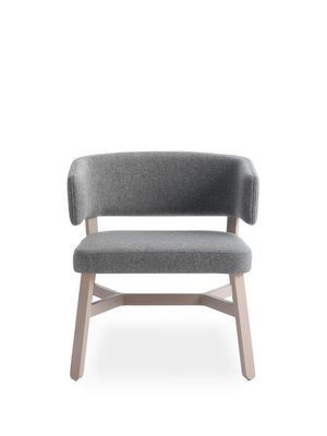 CROISSANT 572 - Lounge chair in beechwood