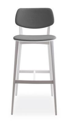 DOLL 556 - High fabric stool with integrated cushion