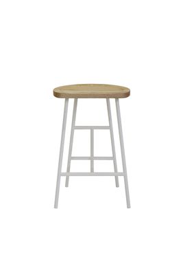 PUCCIO 714 - High ash stool with footrest