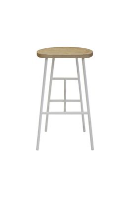 PUCCIO 715 - High ash stool with footrest