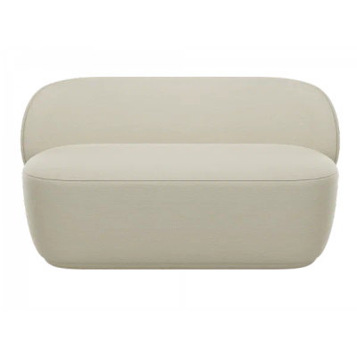 2-Seater Sofa KUON Bouclé Beige – Soft & Elegant
